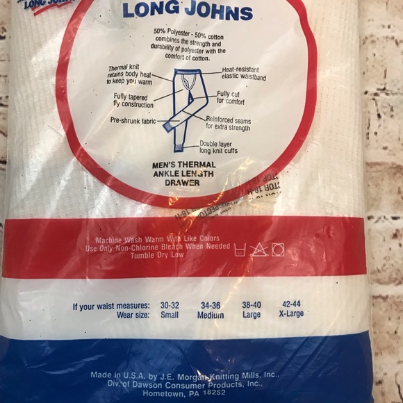 je morgan thermal underwear